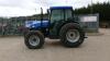 2003 NEW HOLLAND TN55D 4wd tractor, 2 spool valves, puh & shuttle (RX03 VVR) (V5 in office) (All hour and odometer readings are unverified and unwarranted) - 2