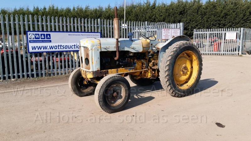 FORDSON SUPER MAJOR INDUSTRIAL diesel tractor c/w puh (s/n A10J) (All hour and odometer readings are unverified and unwarranted)