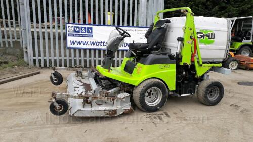 2006 GRILLO FD1500 4wd 5ft outfront mower c/w high tip collector (s/n 340324)