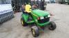 2007 JOHN DEERE X748 4wd diesel hydrostatic compact, aux hydraulics (CU07 AZD) (V5 in office) (All hour and odometer readings are unverified and unwarranted) - 4