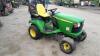 2007 JOHN DEERE X748 4wd diesel hydrostatic compact, aux hydraulics (CU07 AZD) (V5 in office) (All hour and odometer readings are unverified and unwarranted) - 5