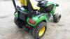2007 JOHN DEERE X748 4wd diesel hydrostatic compact, aux hydraulics (CU07 AZD) (V5 in office) (All hour and odometer readings are unverified and unwarranted) - 7