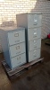 2 x filing cabinets - 2