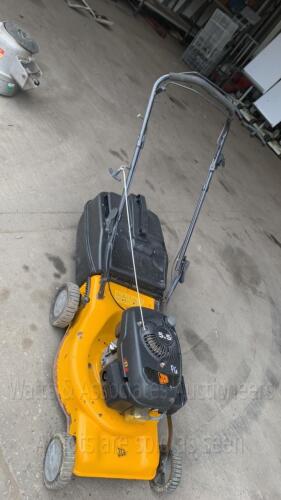 JCB 5.5hp petrol mower c/w collection box