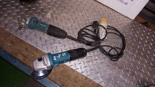 2 x MAKITA 110v angle grinders