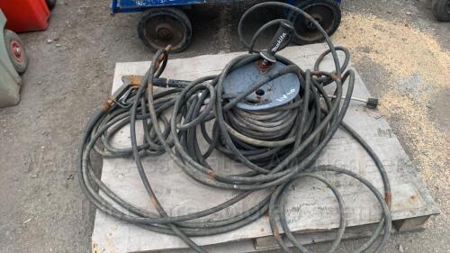 Jet wash hose reel c/w lance