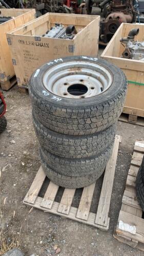 4 x wheels & tyres (195/50R13C)