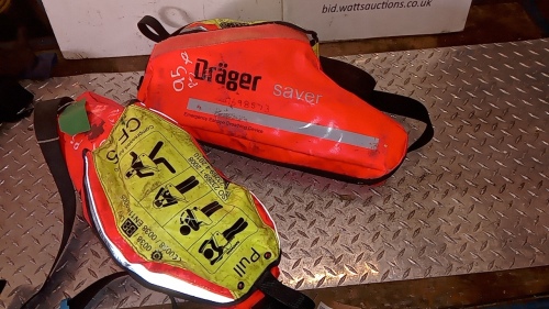 2 x DRAGER lifesaver breathing kits