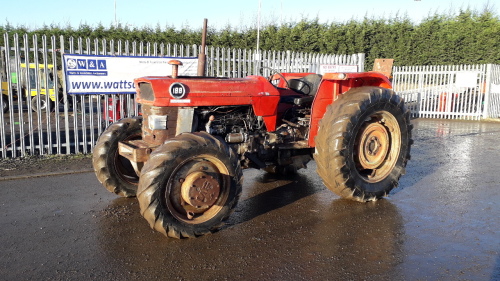 MASSEY FERGUSON 188 multi-power 4wd tractor, 4 bolt pump, 3 point links, spool valve (s/n G151124) (No Vat)