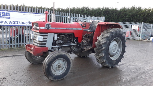 MASSEY FERGUSON 168 2wd tractor, spool valve, puh, 3 point links (s/n W267049)