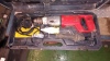 3 x MILWAUKEE 110v core drill c/w case (spares) - 2