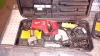 3 x MILWAUKEE 110v core drill c/w case (spares) - 3