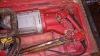 MILWAUKEE 110v heavy duty breaker c/w case (spares) - 2