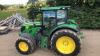 2020 JOHN DEERE 6130R 4wd tractor Reg: PN20 XKB (s/n 1L06130RPLN956915) with push out P.U.H, Air con, 50K Auto Quad, air brakes, front links - 2