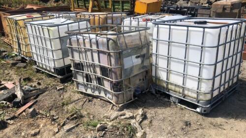 7 x IBC 1,000 litre tanks