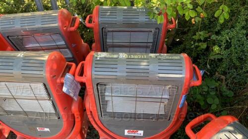 2 x ELITE 110v infared heaters