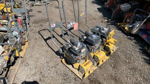 3 x WACKER NEUSON VP1135 compaction plates