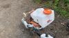 STIHL stone saw trolley c/w dust suppression bottle - 5