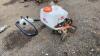 STIHL stone saw trolley c/w dust suppression bottle - 7