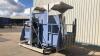 2004 GEDA 1500ZZP Type BS passenger/materials hoist unit with roof assembly. 2,000kg load capacity & 7 persons carrying capability. 2900mm x 1800mm platform, 415v/3 phase. 50m cable. S/n 1700600576 (Fleet 1) with base enclosed gates, hand control & upper - 2