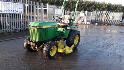 JOHN DEERE 755 diesel compact tractor c/w cutter deck