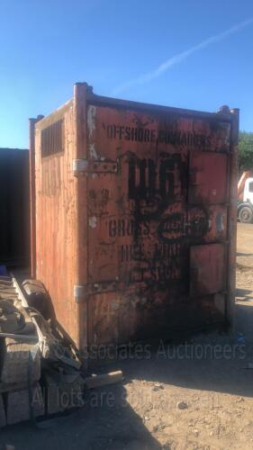 OFFSHORE CONTAINERS 1700mm x 1700mm secure cabin with contents