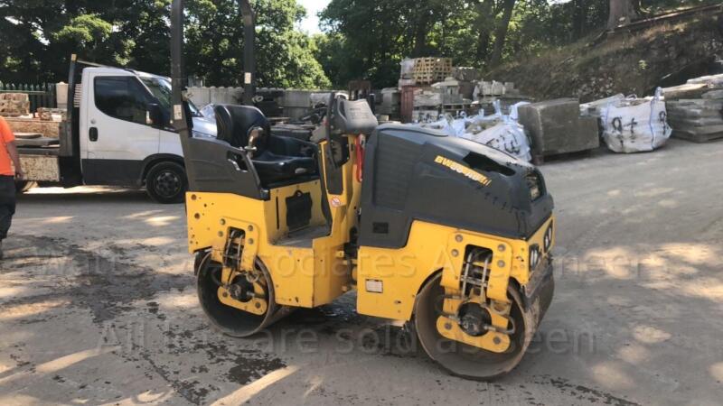 2015 BOMAG BW80AD-5 double drum roller S/n: 101462002255 (located HAGG WOOD yard)