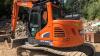 2020 DOOSAN DX140LCR-5 16t steel tracked excavator S/n: DXCCEBBSKK0020370 with P.A.T blade, dual lines, GEITH Q/hitch & boxing ring (located HAGG WOOD yard) - 3