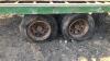 Twin axle 25' flatbed trailer (floor now re boarded) - 10