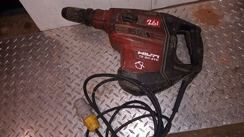 HILTI TE80ATC 110v breaker c/w case