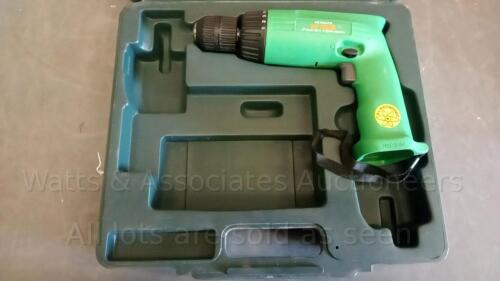 HITACHI DV100VA cordless drill c/w case