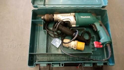 MAKITA 110v drill c/w case