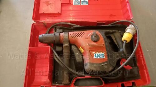 HILTI TE50 110v breaker c/w case