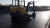 2008 VOLVO EC25 rubber tracked excavator (s/n H08122177) with bucket, blade, piped & Q/hitch - 6