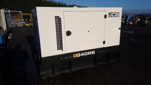 2017 JCB G40RS generator (s/n 2481897)