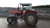 MASSEY FERGUSON 595 MK2 2wd tractor, 3 point links, twin assister rams, trailer brake valve, spool valve, 2 door cab, front links - 2