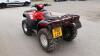 2011 HONDA TRX500 4wd petrol quad (PO11 LCF) (V5 & manuals in office) - 8