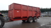 2006 TRIFFITT 14T trailer c/w sprung draw bar,silage sides, flotation tyres S/n:5368