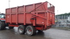 2006 TRIFFITT 14T trailer c/w sprung draw bar,silage sides, flotation tyres S/n:5368 - 3