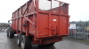 2006 TRIFFITT 14T trailer c/w sprung draw bar,silage sides, flotation tyres S/n:5368 - 4