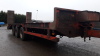 HERBST TRI AXLE low loader trailer, sprung draw bar, loading ramps (s/n 1011A) (plate in office) - 8