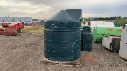 Bunded plastic diesel tank