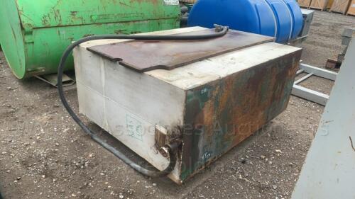 Diesel tank c/w pump & delivery hose