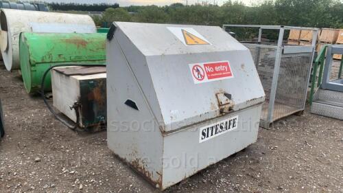 Large site vault c/w key