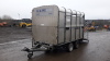 IFOR WILLIAMS DP120 10' livestock trailer c/w partition (s/n Y0290963) - 9