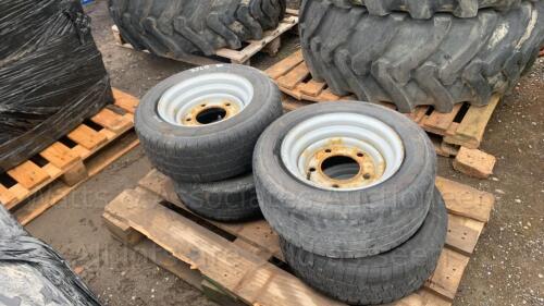 4 x IFOR WILLIAMS wheels & tyres (195/60R12C)