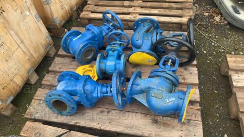 5 x water valves