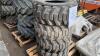 4 x ALLIANCE skid steer tyres (12/16.5) - 2