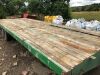 Twin axle 25' flatbed trailer (floor now re boarded) - 3