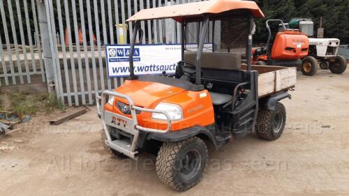 2008 KUBOTA RTV900 4wd diesel utility vehicle, aux hydraulics, hydraulic rear tipping body (s/n 62666)